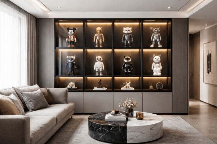 收藏控必看！公仔展示櫃尺寸規劃與室內裝修重點解析